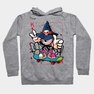 Skateboard Witch Graffit Street Art Hoodie